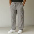 Herren Freizeithose mit Kordelzug und weitem Bein