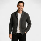 Herren Strickjacke mit Schalkragen