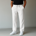 Herren Freizeithose mit Kordelzug und weitem Bein