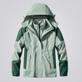 Damen 3 in 1 Jacke wasserdicht mit Kapuze