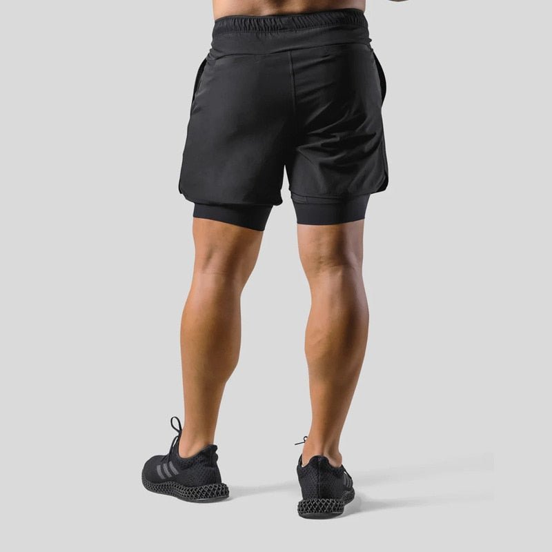 Herren Trainingsshorts mit Kompressionsfutter