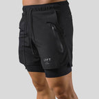 Herren Trainingsshorts mit Kompressionsfutter