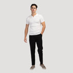 Herren Strickpoloshirt mit kurzen Ärmeln