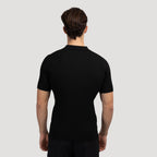 Herren Strickpoloshirt mit kurzen Ärmeln