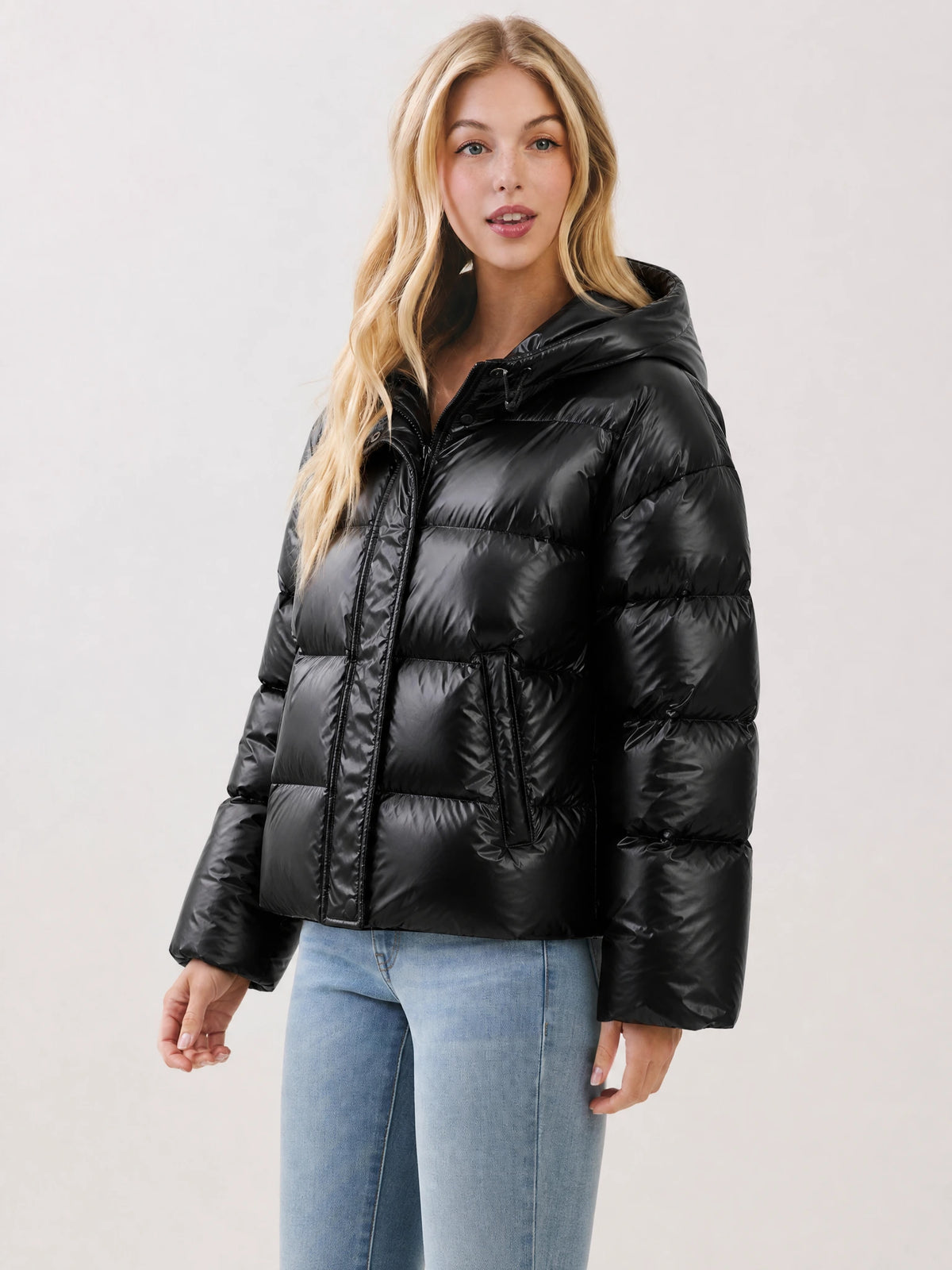 Damenjacke Pufferjacke Leichte Isolierung Slim Fit Modern
