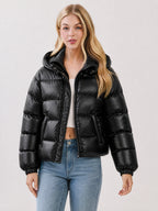 Damenjacke Pufferjacke Leichte Isolierung Slim Fit Modern