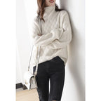 Damen Rollkragenpullover warm und kuschelig