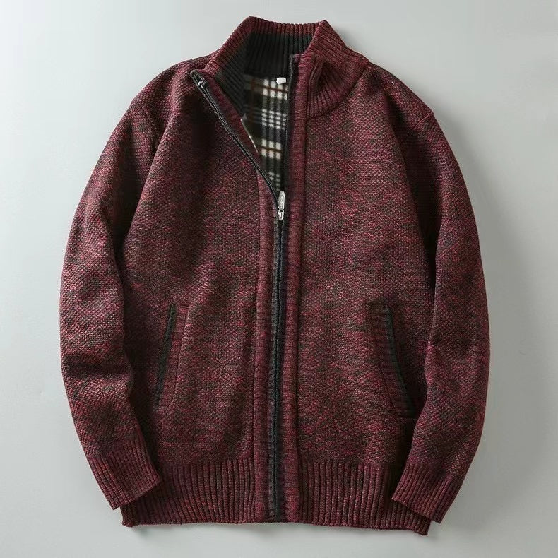Herren warmer Strickpullover für kalte Tage