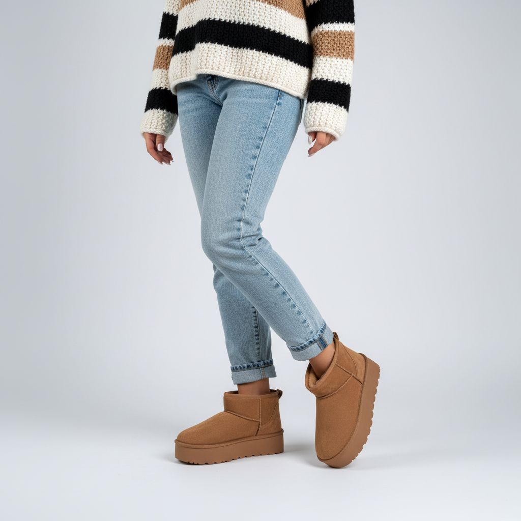 Paulina Damen gefütterte Winterstiefel