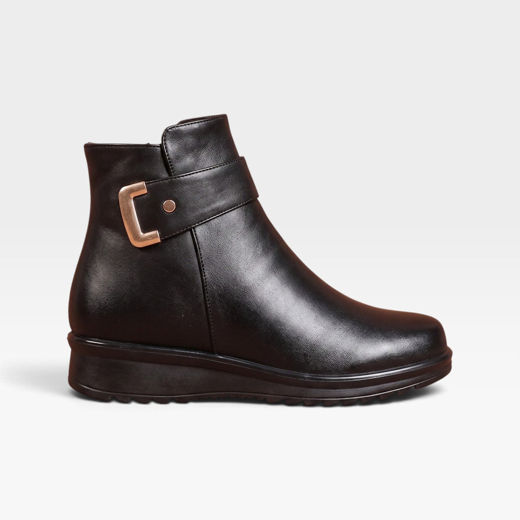 Damen Stiefeletten mit Keilabsatz