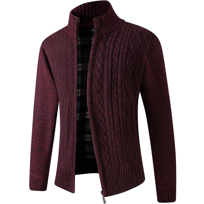 Herren warmer Strickpullover für kalte Tage
