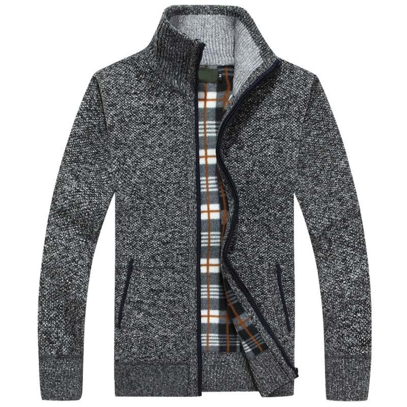 Herren warmer Strickpullover für kalte Tage
