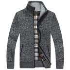 Herren warmer Strickpullover für kalte Tage