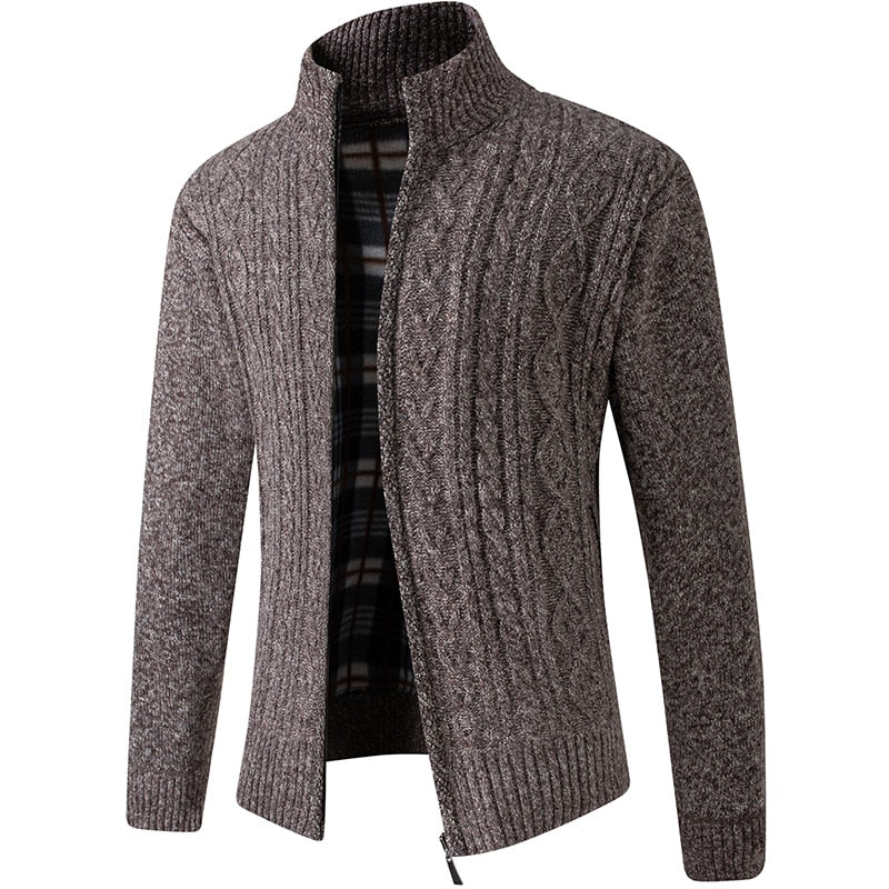 Herren warmer Strickpullover für kalte Tage