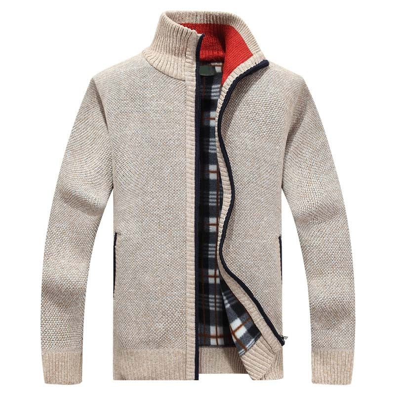 Herren warmer Strickpullover für kalte Tage