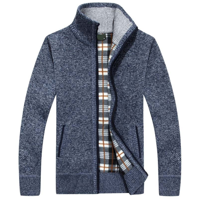 Herren warmer Strickpullover für kalte Tage