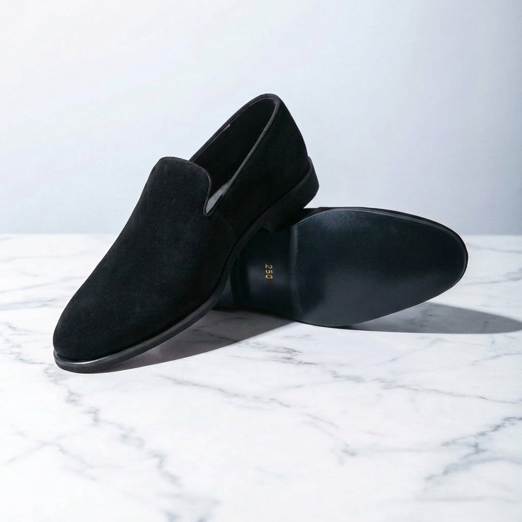 Herren Loafer zum Schlupfen aus Veloursleder