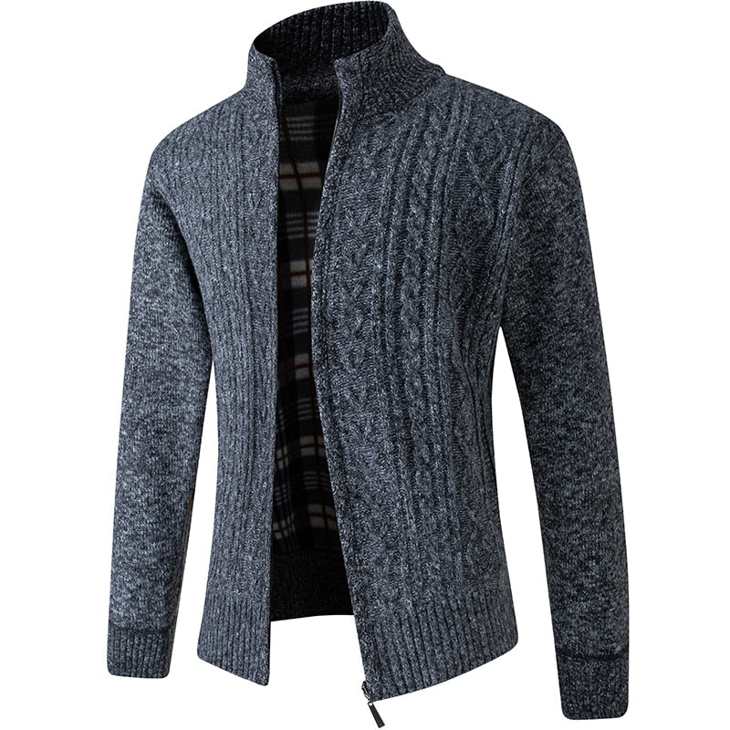Herren warmer Strickpullover für kalte Tage