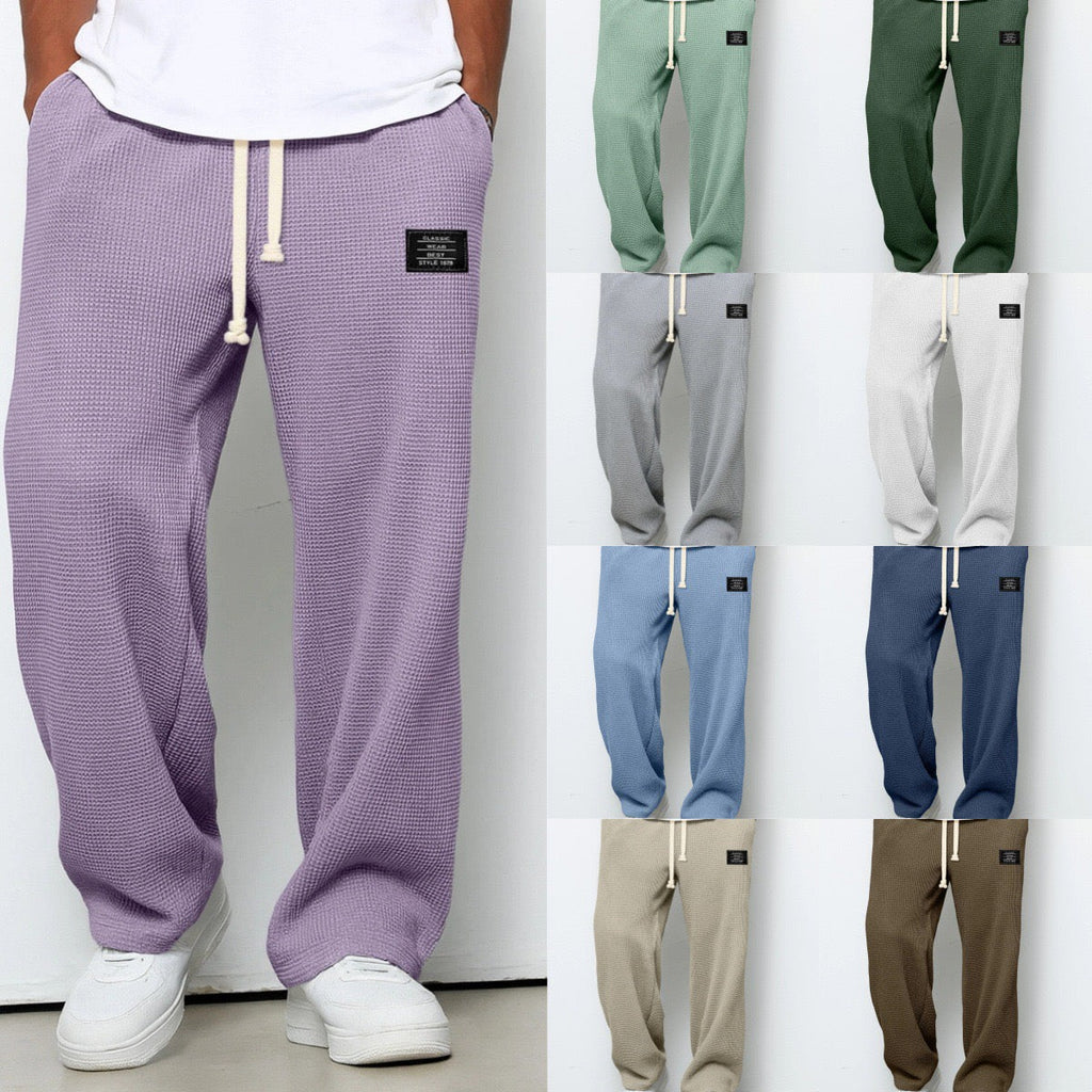 Herren weite Freizeithose mit Kordelzug