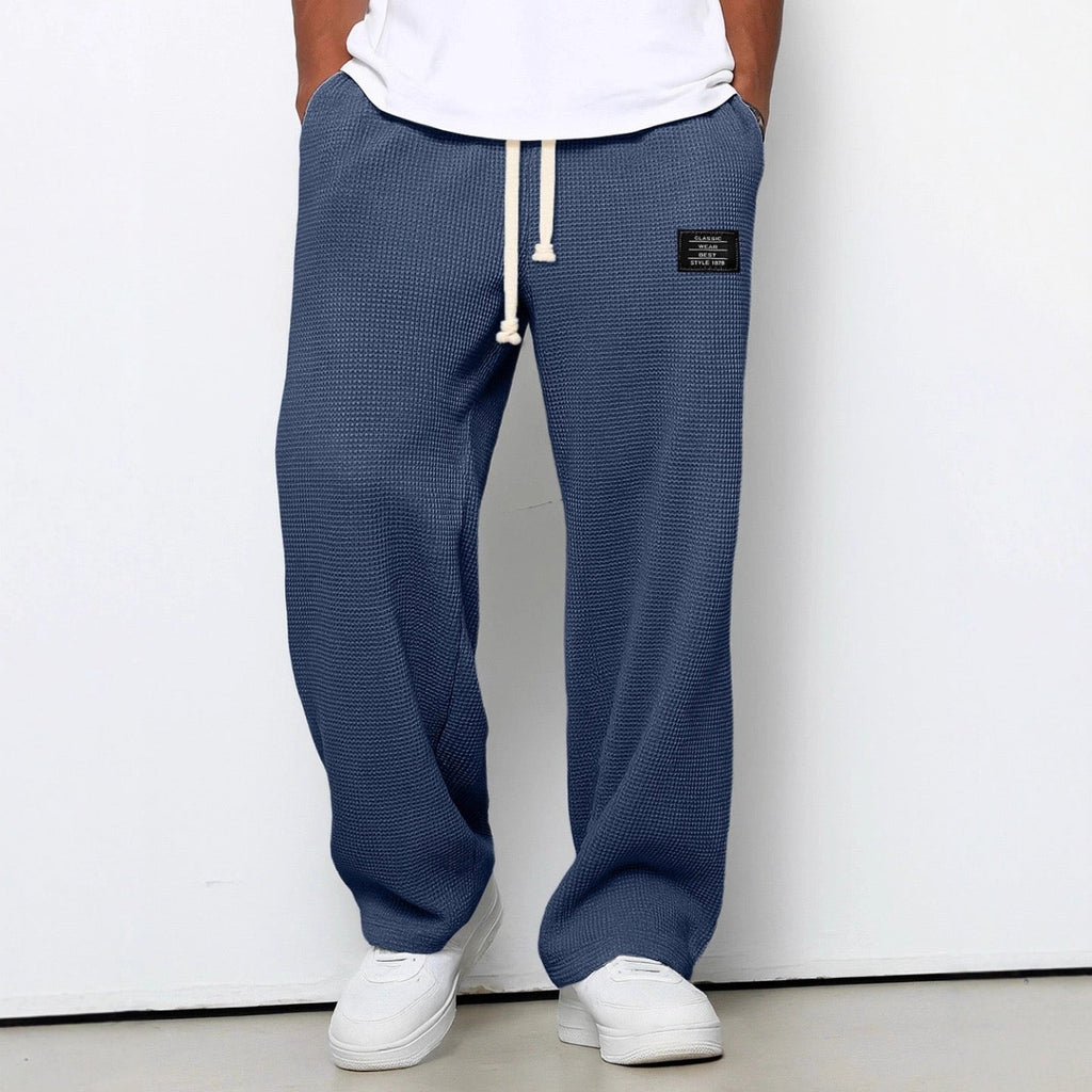 Herren weite Freizeithose mit Kordelzug