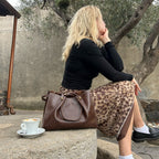 Damen Shopper mit Reissverschluss