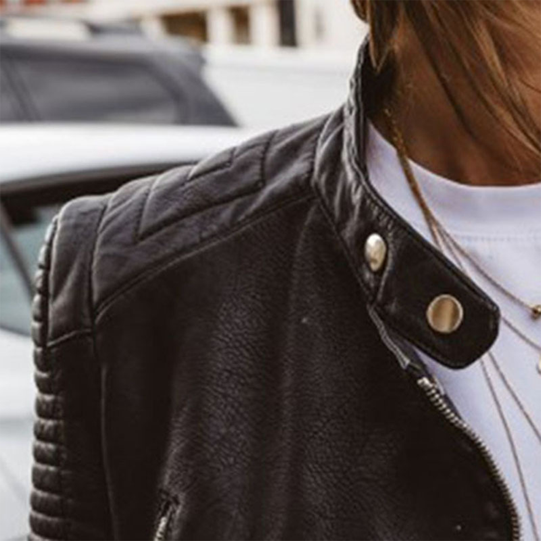 Damen Lederjacke klassisch und vielseitig