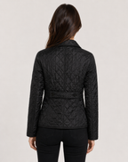 Damen Steppjacke mit Kragen und Knopfverschluss