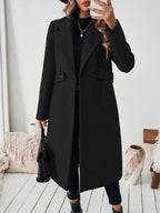 Damen Trenchcoat mit H Silhouette und Taillenband