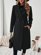 Damen Trenchcoat mit H Silhouette und Taillenband