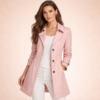 Damen klassischer Trenchcoat mit taillierter Passform
