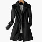 Damen klassischer Trenchcoat mit taillierter Passform