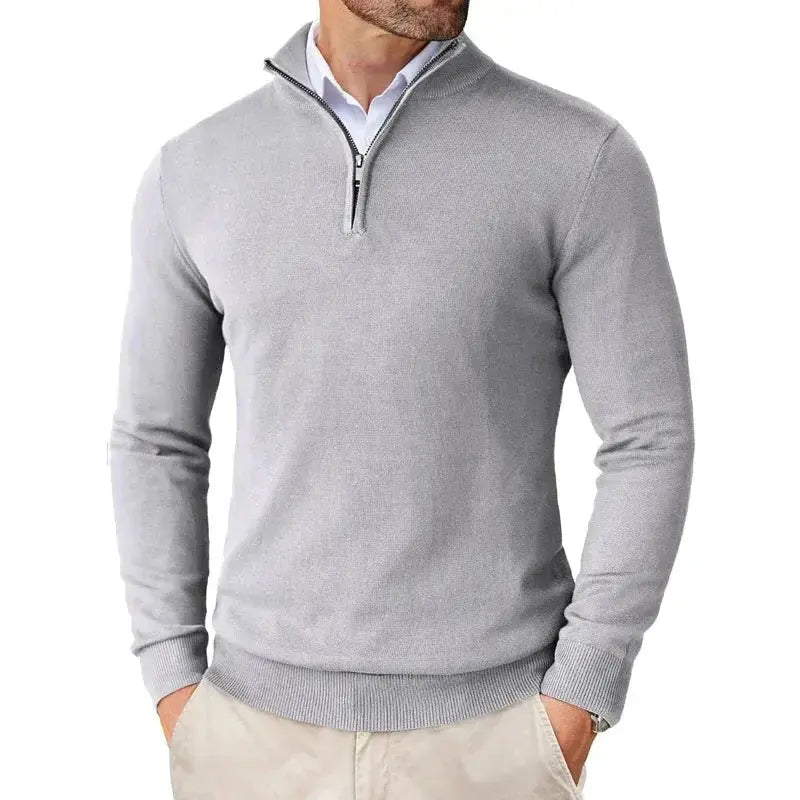 Herren Half Zip Pullover
