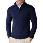 Herren Half Zip Pullover