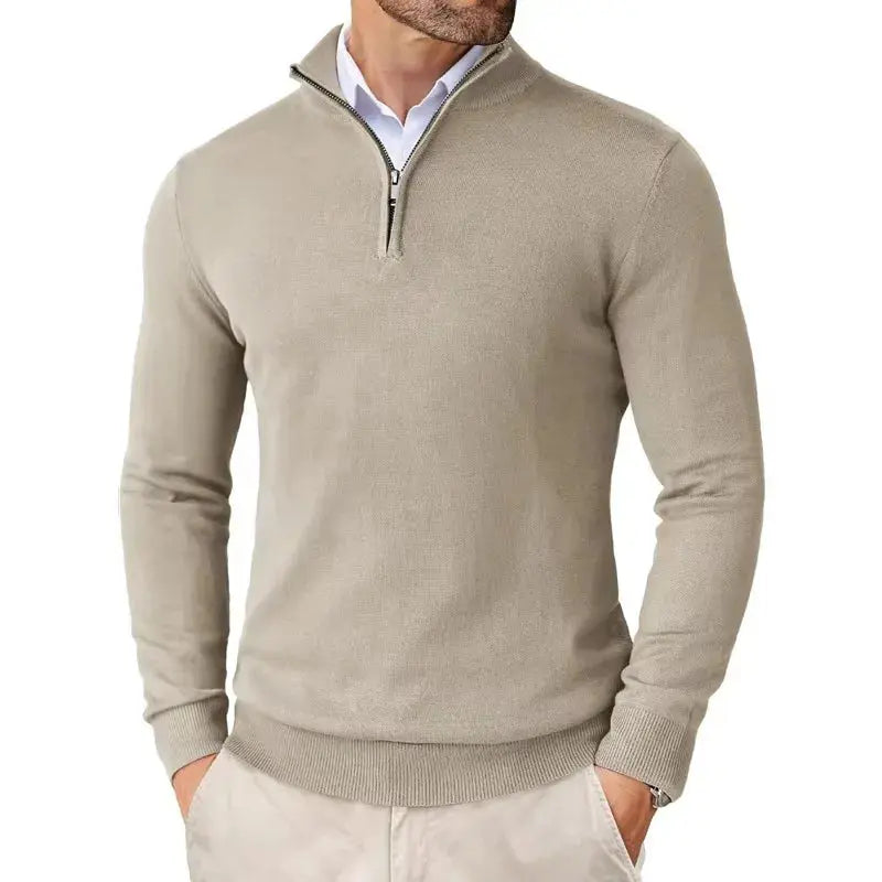 Herren Half Zip Pullover