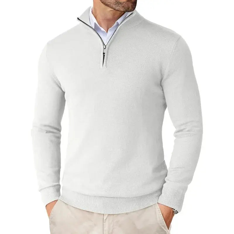 Herren Half Zip Pullover