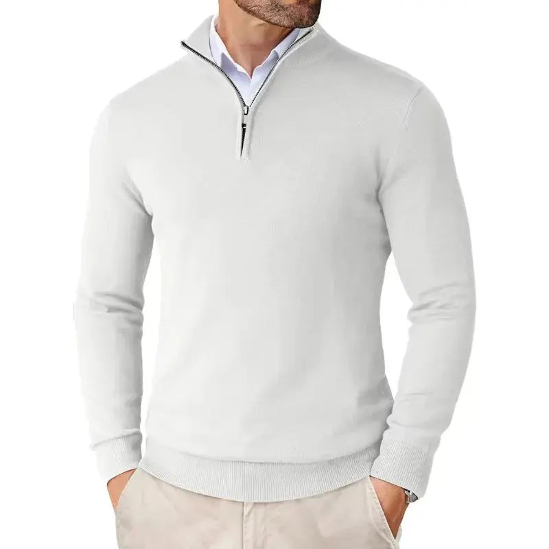 Herren Half Zip Pullover