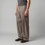 Herren Anzughose mit Bundfalten und weitem Bein
