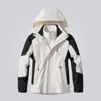 Damen 3 in 1 Jacke wasserdicht mit Kapuze