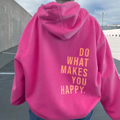Damen Kapuzenpullover mit Buchstaben Design