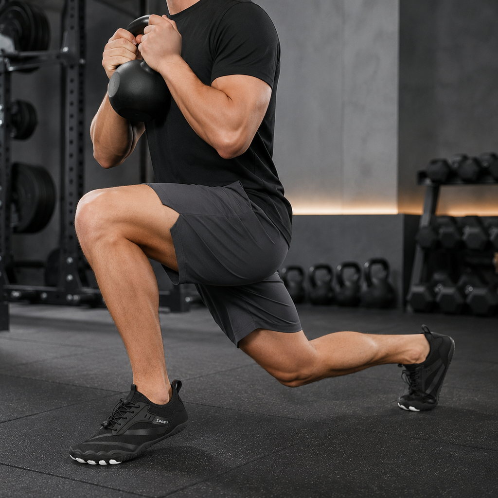 Herren Barfussschuhe mit flacher Sohle für Training