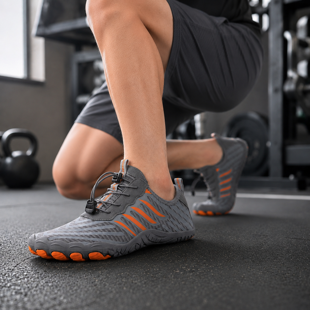 Herren Barfussschuhe mit flacher Sohle für Training