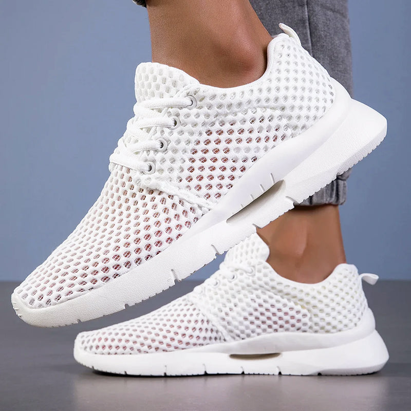 Herren Mesh-Sneaker mit flexibler Sohle