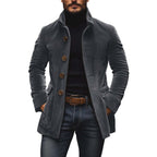 Herren Cordjacke mit Stehkragen