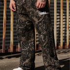 Herren weite Jogginghose mit Camouflage Muster