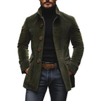 Herren Cordjacke mit Stehkragen