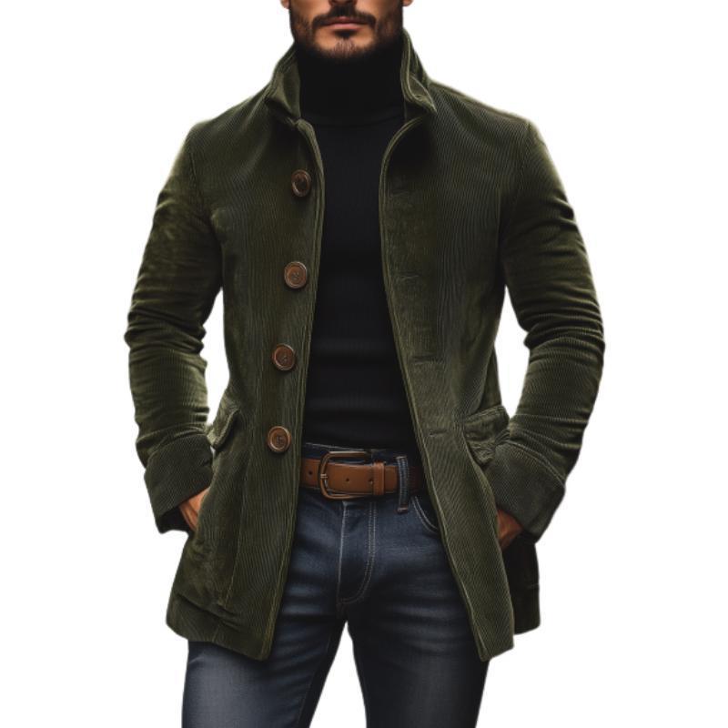 Herren Cordjacke mit Stehkragen