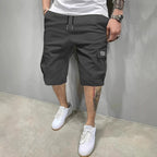 Herren Cargo-Shorts mit Kordelzug