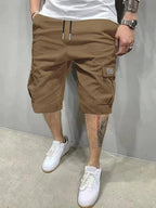 Herren Cargo-Shorts mit Kordelzug