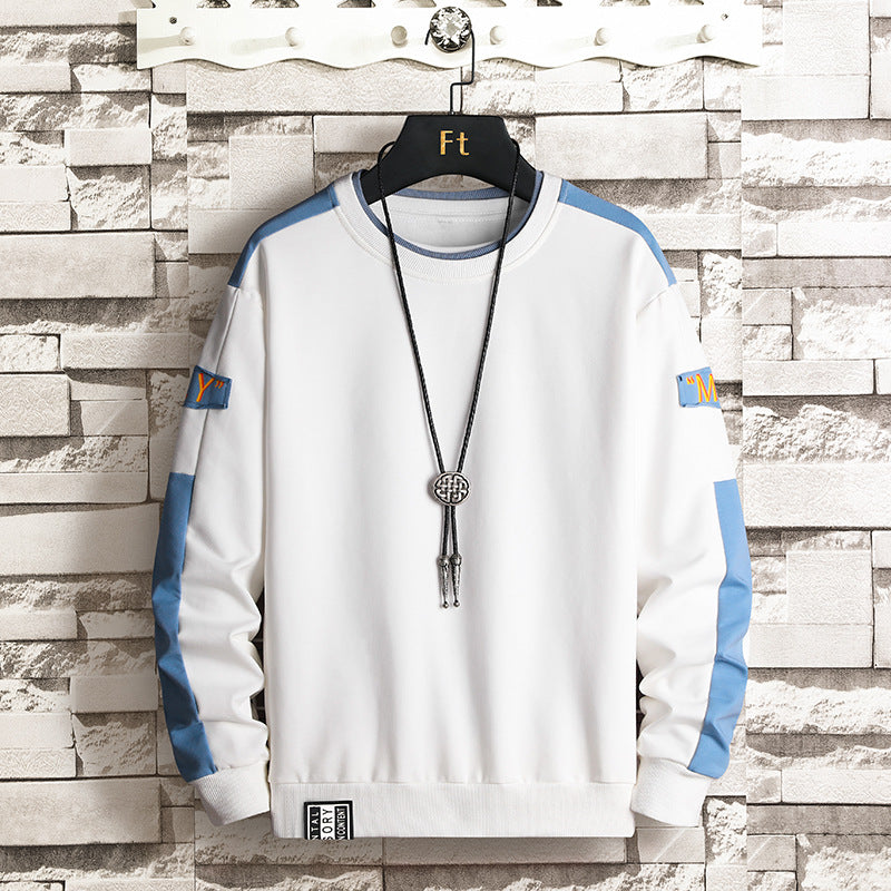 Herren Sport Sweatshirt mit Kontrastärmeln