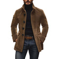 Herren Cordjacke mit Stehkragen
